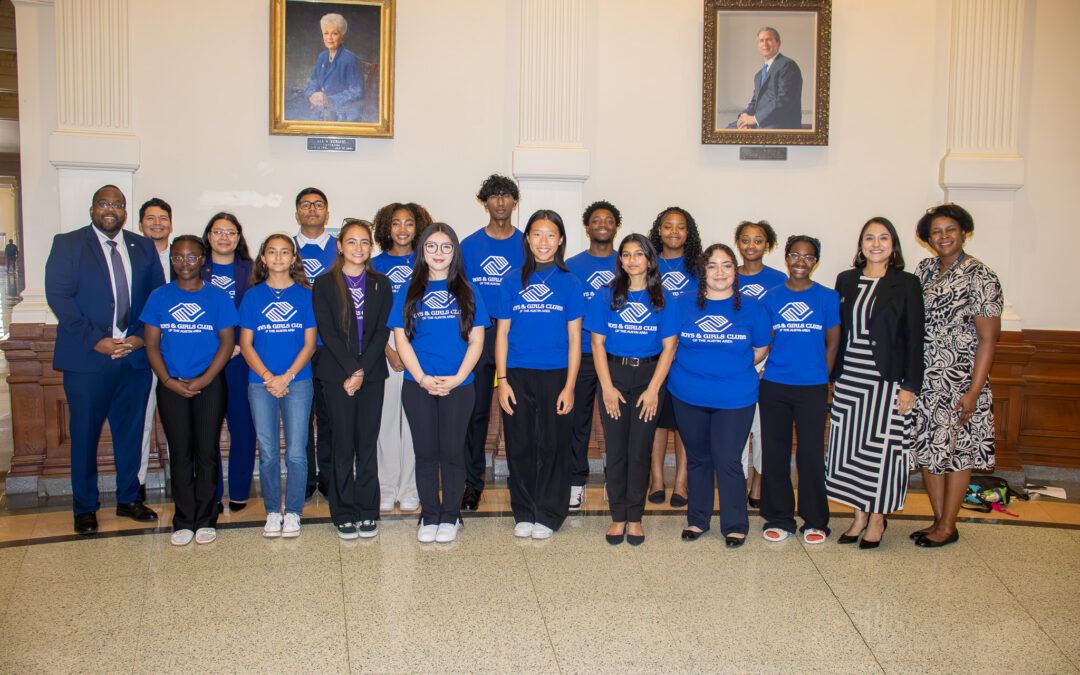 Club Teens Experience Leadership in Action at the Texas State Capitol